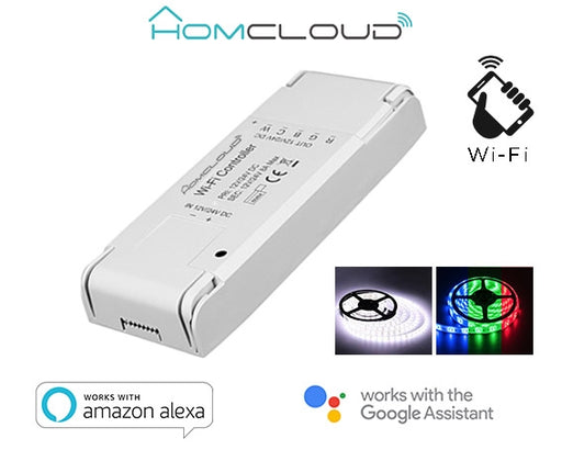 Controller Strisce LED Wi-Fi 12-24V RGB + white HomCloud - EmporiodiAntonio