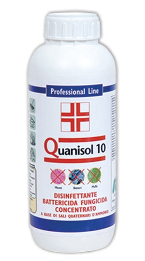 Disinfettante Deodorante Quanisol 10 da lt. 1 (Registrazione Ministero della Salute n. 14208)