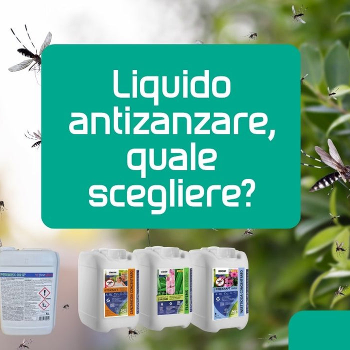 Liquido Antizanzare, quale utilizzare nei sistemi a nebulizzazione? Guida alla Scelta
