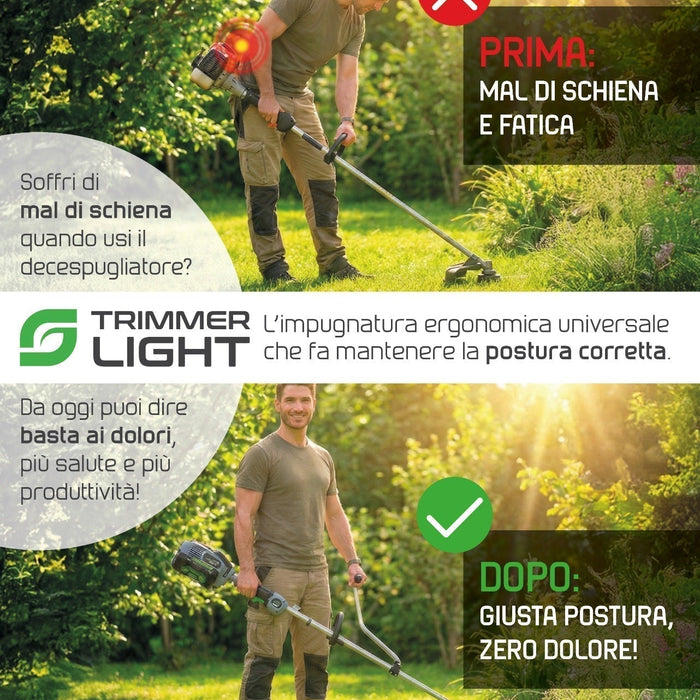 Mal di schiena da decespugliatore? Ecco come correggere la postura (senza cambiare decespugliatore)