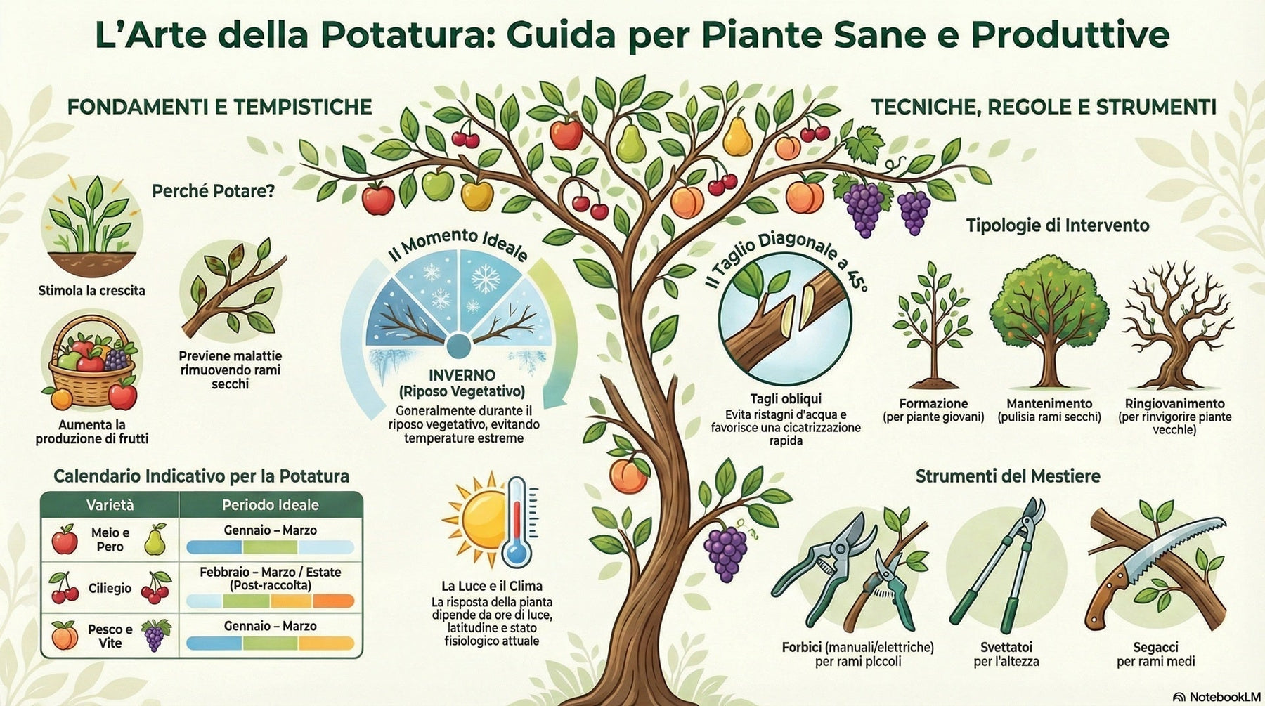 Guida Completa alla Potatura 2026: Scienza, Tecnica e Strumentazione per Professionisti e Appassionati