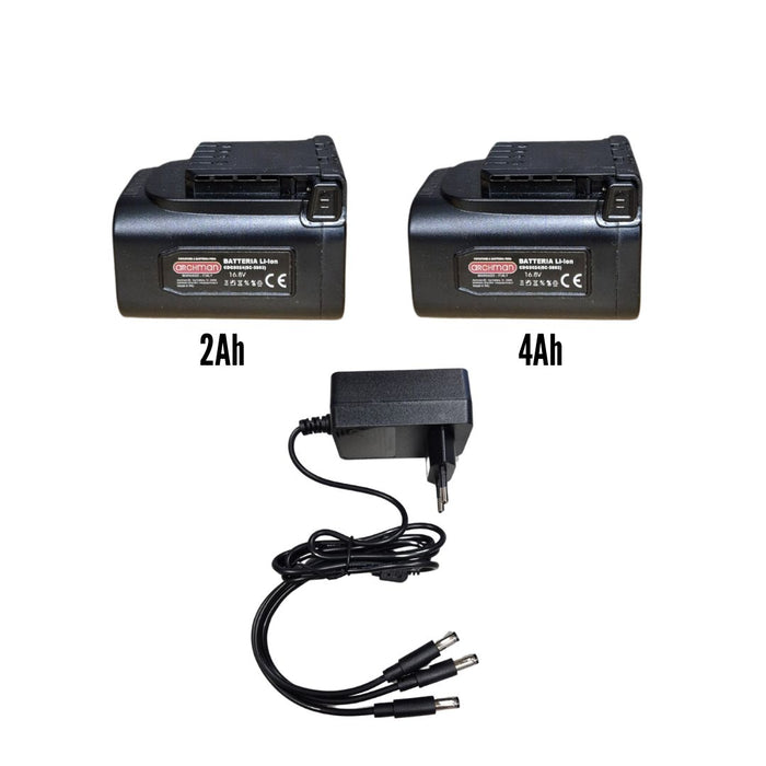 Potatore Elettrico a Catena Archman PE02 barra cm.12 con 2 batterie al litio