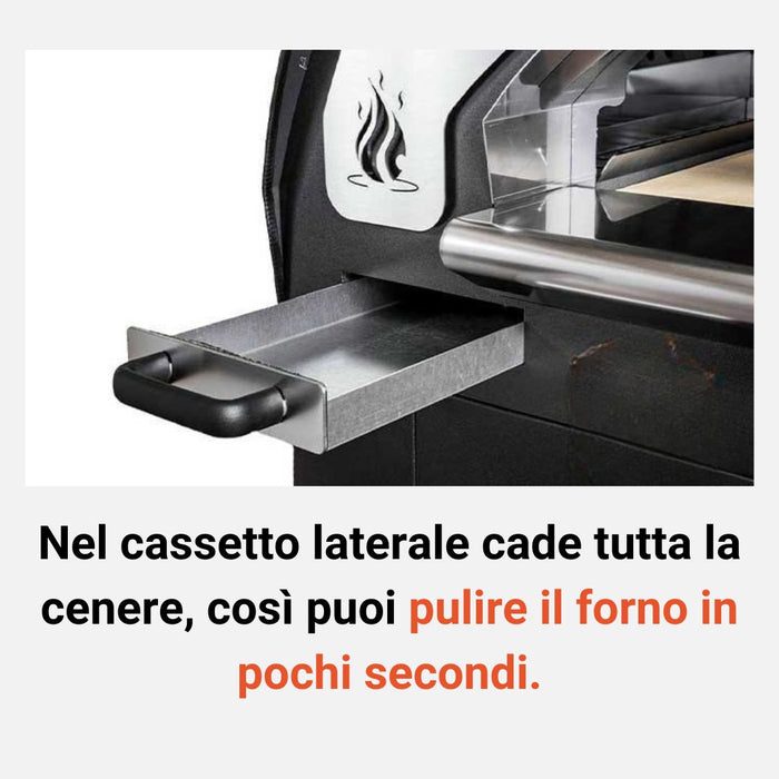 Forno Legna Jolly Mastrofiamma a cottura diretta, il Forno che Semplifica la Cottura a Legna!