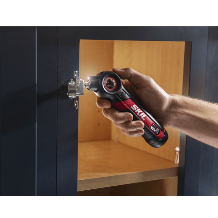 Cacciavite a batteria Skil 2714 Testa Orientabile con Accessori