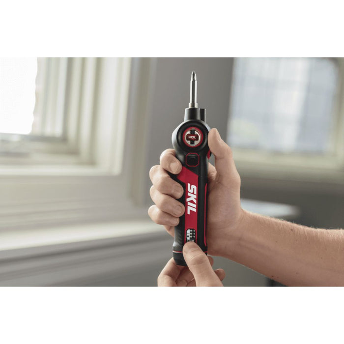 Cacciavite a batteria Skil 2714 Testa Orientabile con Accessori