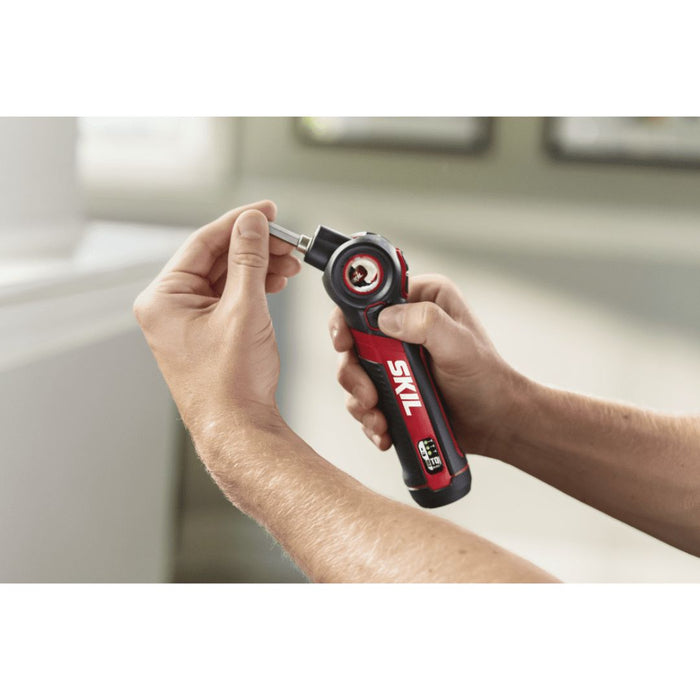 Cacciavite a batteria Skil 2714 Testa Orientabile con Accessori