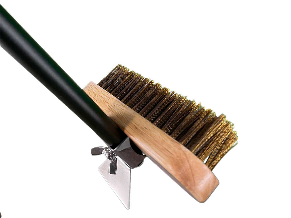 Spazzola con Raschietto per Forno a Legna Jolly
