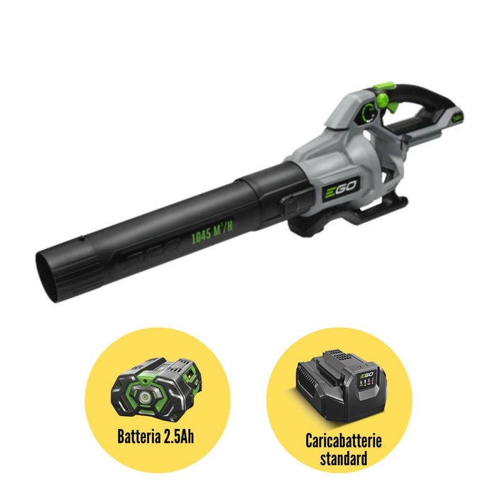 Soffiatore batteria Ego Power Plus LB6151E 56 Volt - 1045 mc/h - con Batteria e caricabatteria