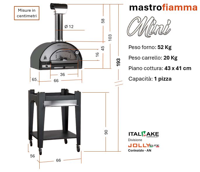 Forno Legna Jolly Mastrofiamma a cottura diretta, il Forno che Semplifica la Cottura a Legna!