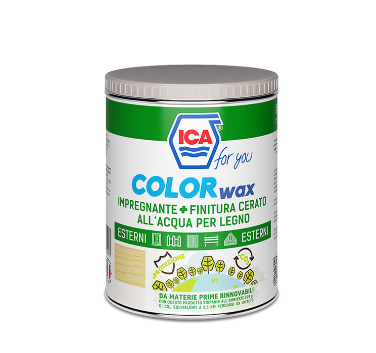 Ica Impregnante-Finitura Cerato All'Acqua Teak Color Wax CLRW03