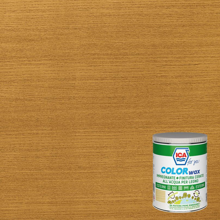 Ica Impregnante-Finitura Cerato All'Acqua Teak Color Wax CLRW03