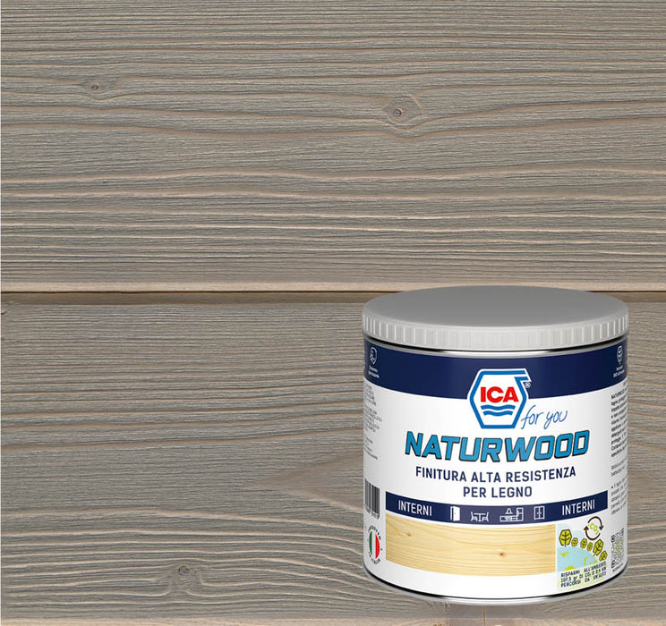 Naturwood Finitura Alta Resistenza per Legno da interno NTWB0 Extra Opaco formato 0,5lt.