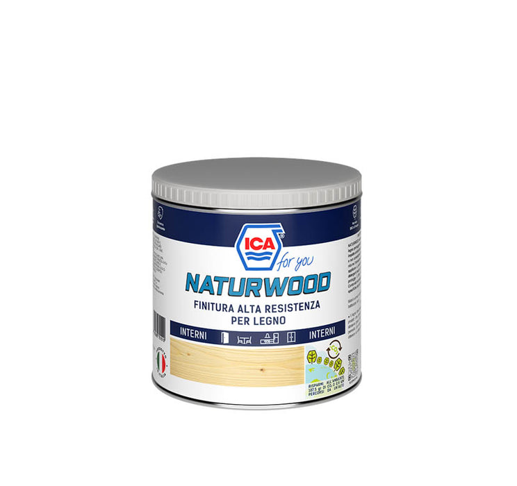 Naturwood Finitura Alta Resistenza per Legno da interno NTWB6 Semilucido formato 0,5lt.