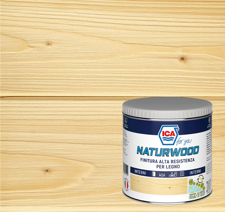 Naturwood Finitura Alta Resistenza per Legno da interno NTWB6 Semilucido formato 0,5lt.