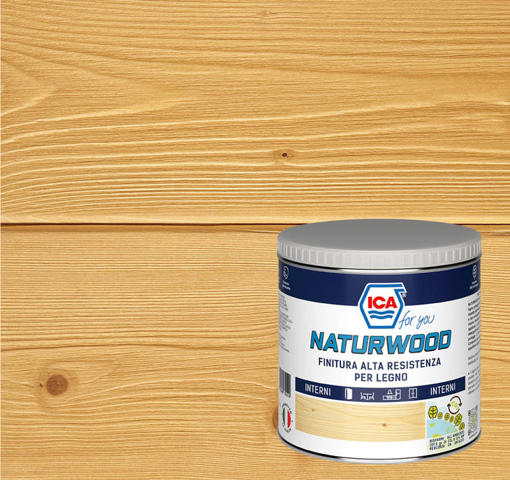 Naturwood Finitura Alta Resistenza per Legno da interno NTWB6 Semilucido formato 0,5lt.