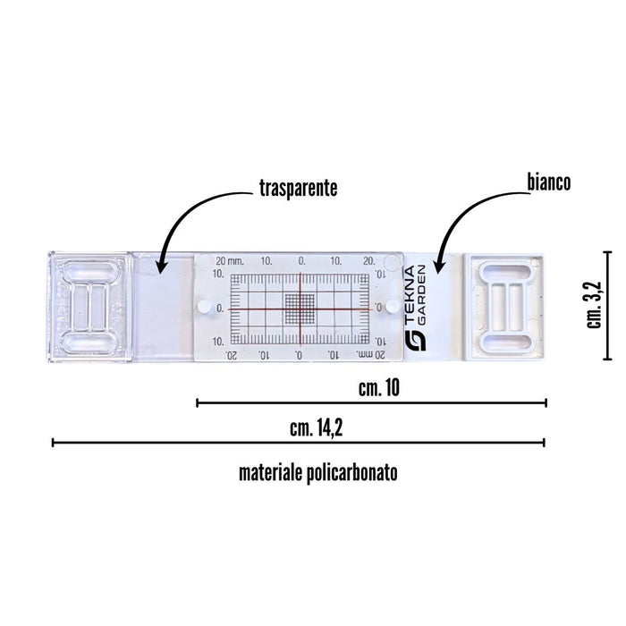 Fessurimetro da Parete per superfici piane Tekna Garden  1pz.