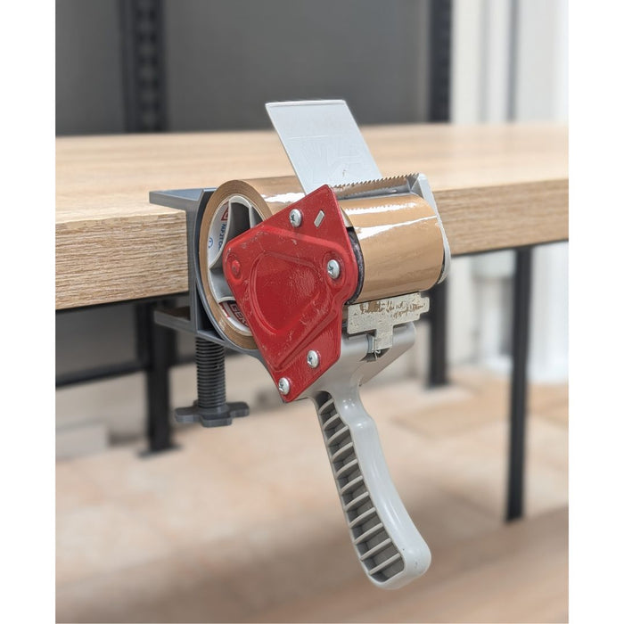 Supporto Porta Tendinastro da Banco con Morsetto – Per Tavolo da Lavoro, Scrivania e Mensola