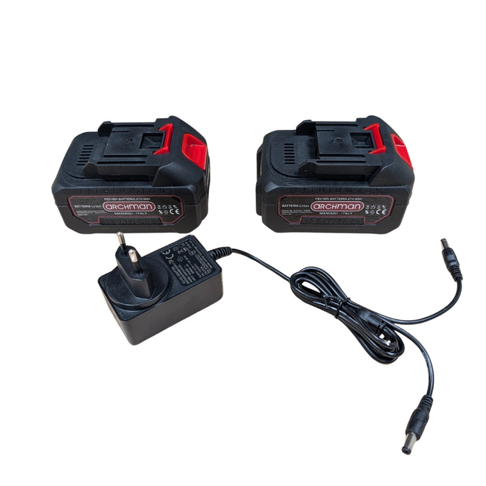 Decespugliatore Multiutensile Archman DC01 21+21Volt completo di Batterie e Caricabatteria