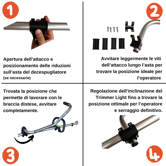 Trimmer Light l'impugnatura Universale per Decespugliatore - Promo Spedizione Gratuita