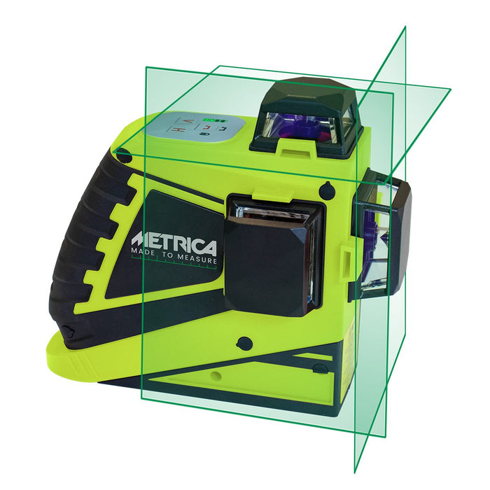 Livella Laser Autolivellante Metrica 3D 360 Gradi Raggio Verde 61410MPLUS High Power
