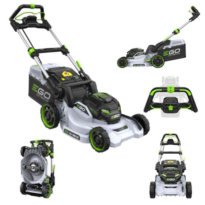 Rasaerba batteria Ego Power Plus LM1914E-SP Trazionato 56 Volt Taglio cm. 47 Batteria 6.0 e Caricabatteria Rapido