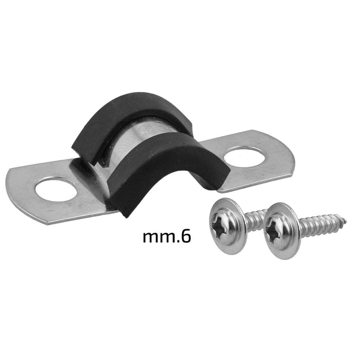 Fissatubo a U sfuso 6 mm per impianto Geyser Lite - Geyser PRO di Stocker