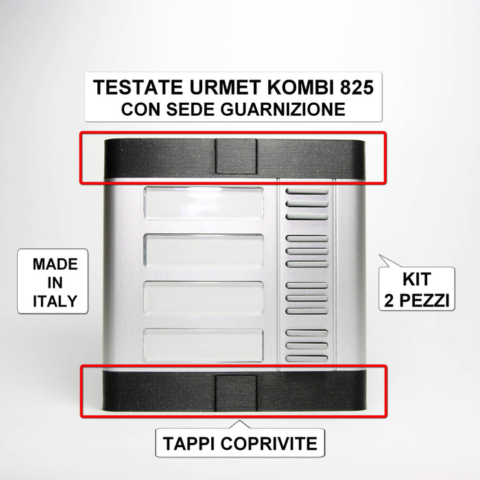 Coppia Testate Compatibili Citofono Urmet Kombi 825 in ASA Resistenti UV