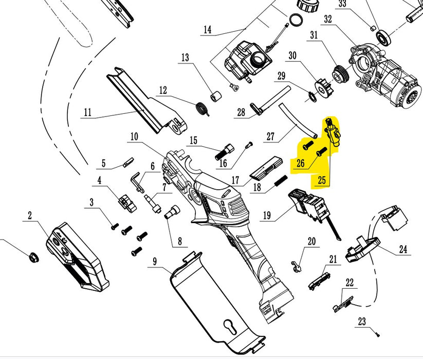 Pompa dell'olio automatica per potatore Archman PE03