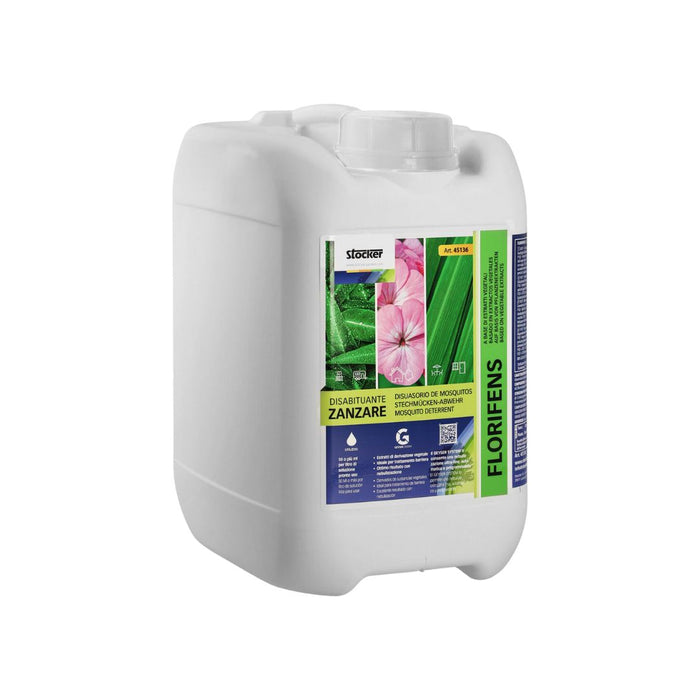 Florifens disabituante zanzare 5 lt - per sistema Geyser Stocker