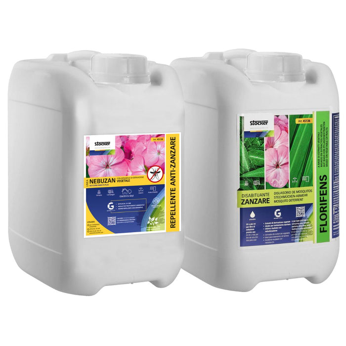 Kit Stocker Strategia Green da 5 litri Nebuzan + Florifens per sistema Geyser Stocker