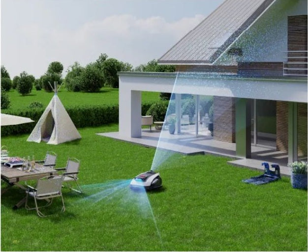 Ecovacs GOAT O1200 LiDAR PRO – Robot Tagliaerba Senza Filo Perimetrale (fino a 1200mq) + Care Kit e Garage Omaggio