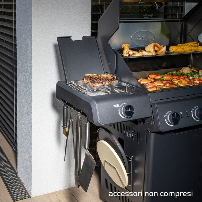 Barbecue a Gas ALLFLAME Prime 4 Rosle