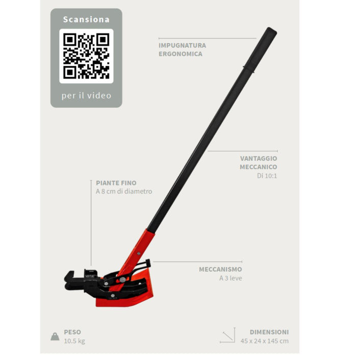 Treepuller GTM Professional | Estrattore manuale per piante invasive