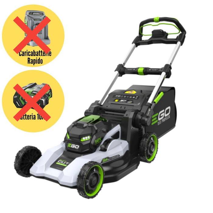 Rasaerba batteria Ego Power Plus LM2236SP Trazionato 56 Volt Taglio cm. 55 SENZA batteria e caricabatteria