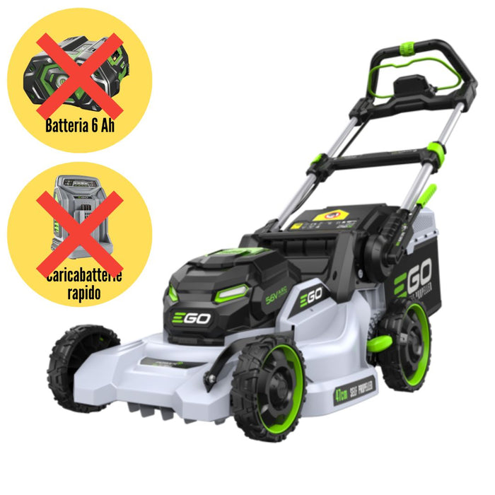 Rasaerba batteria Ego Power Plus LM1910E-SP Trazionato 56 Volt Taglio cm. 47 SENZA Batteria e Caricabatteria