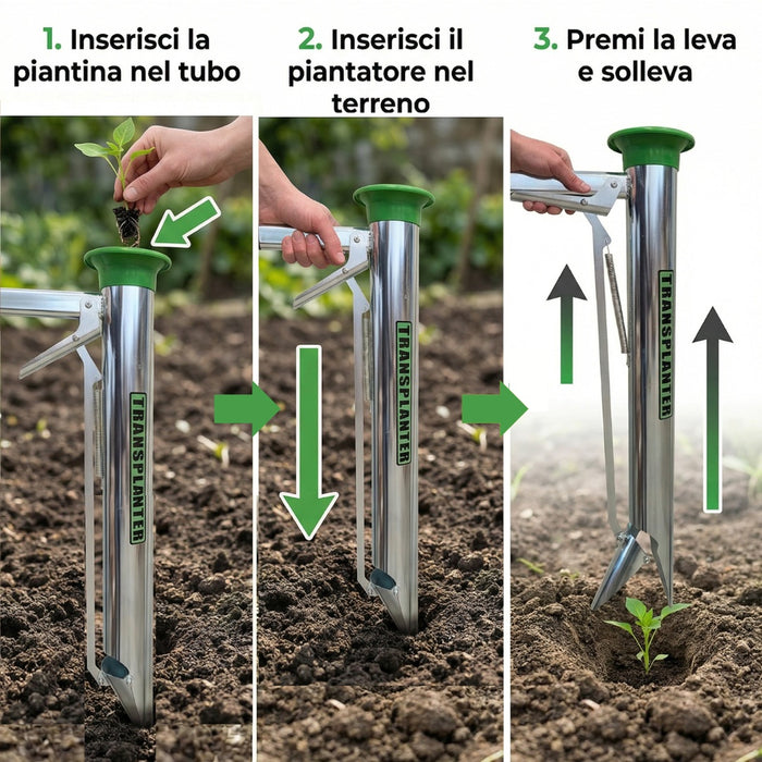 Trapiantatore Piantatore Professionale per Bulbi e Piante Transplanter - ex Bazukka