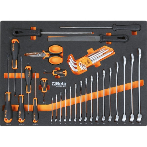 Carrello Portautensili con 6 cassetti Beta C04BOX Completo di 150 utensili