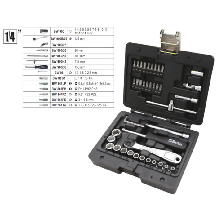 Trapano Avvitatore compatto Beta 1972/K12V-10 Completo