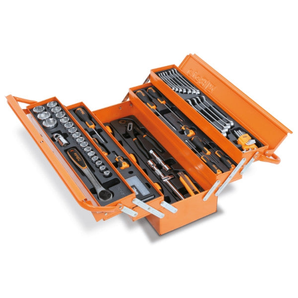 Valigetta Porta attrezzi in lamiera Beta Worker BW 2120L-E/91 - con 91 utensili