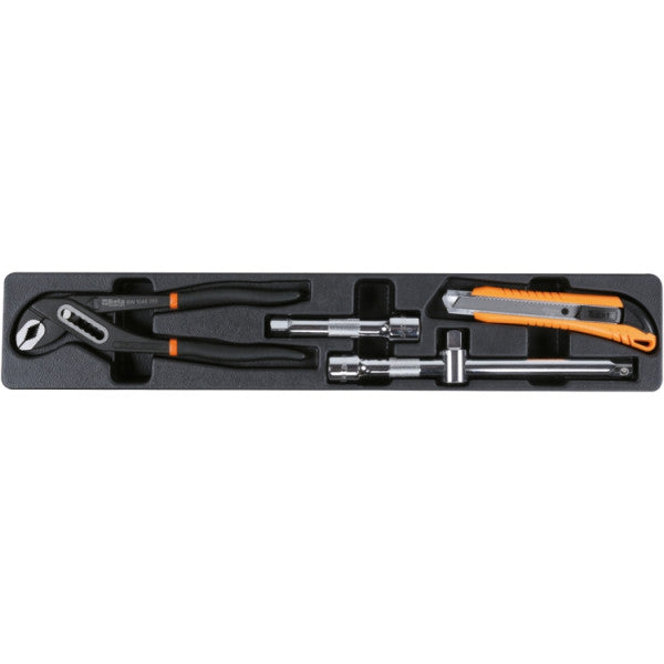 Valigetta Porta attrezzi in lamiera Beta Worker BW 2120L-E/91 - con 91 utensili