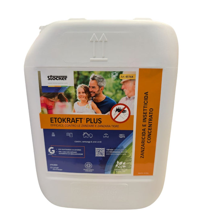 Etokraft Plus zanzaricida anti-zanzare 5 L per sistema Geyser Stocker 45164
