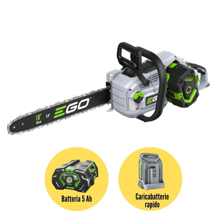 Motosega Batteria Ego Power Plus CS1810E Batteria 56 Volt con batteria e caricabatteria - Barra cm.45