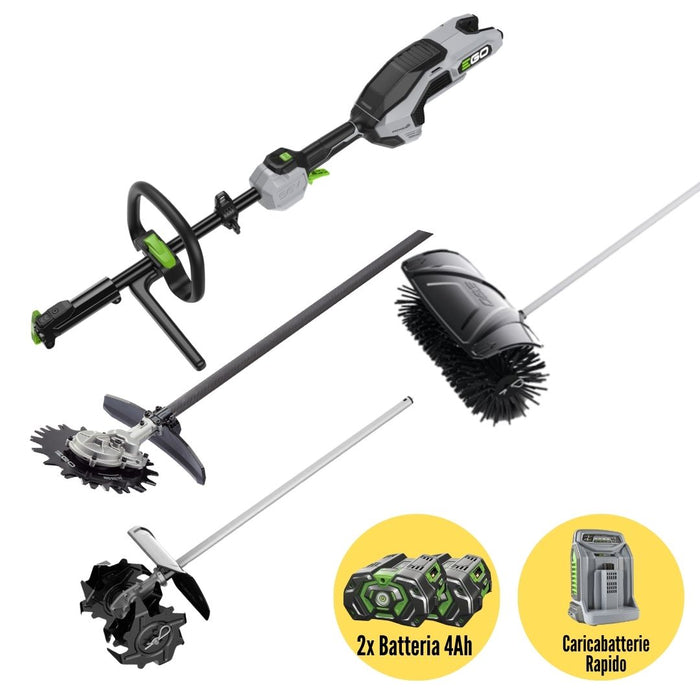 Multiutensile Ego Power Plus PH1420E Kit Coltivatore + Spazzola + Reciprocatore + 2 Batterie + Caricabatteria MRC2306E