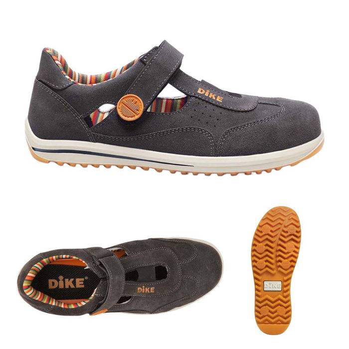 Scarpa Antinfortunistica Dike Raving Rapid Antracite S1P SRC con lamina e puntale sandalo