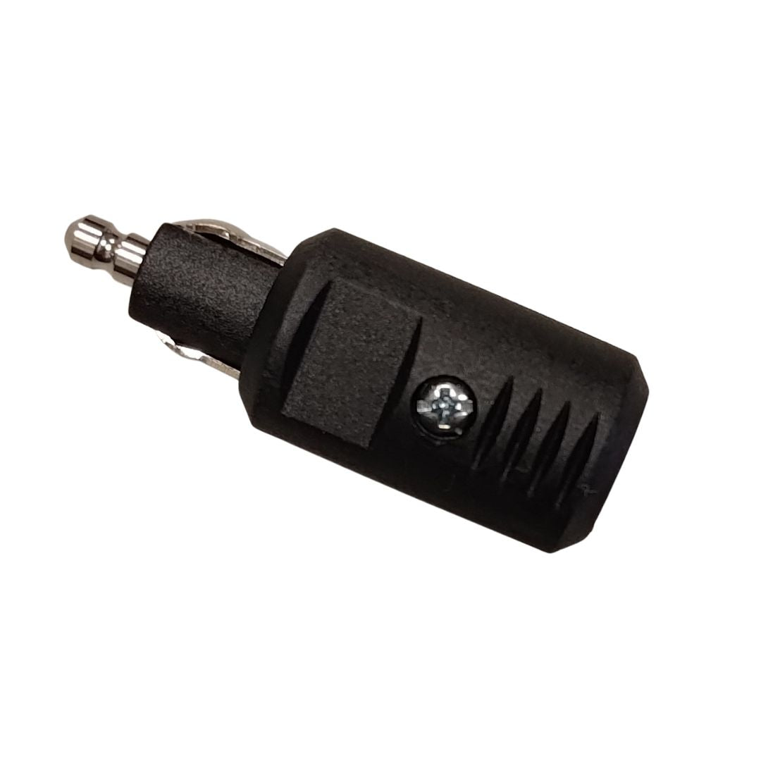 Attwood 14365-6 Connettore Maschio Per Motore Pesca Alla Traina - 2 Fili Calibro 8, 12V