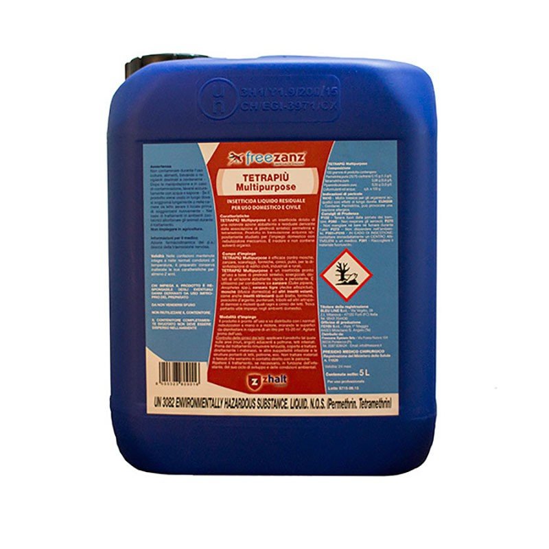 Freezanz Tetrapiu` Multipurpose Insetticida Lt.5 per Zhalt Portable - EmporiodiAntonio
