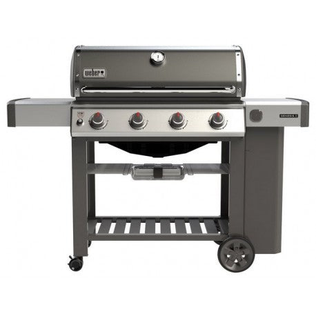 Barbecue Gas Weber Genesis II E-410 GBS 4 Fuochi Grigio - EmporiodiAntonio