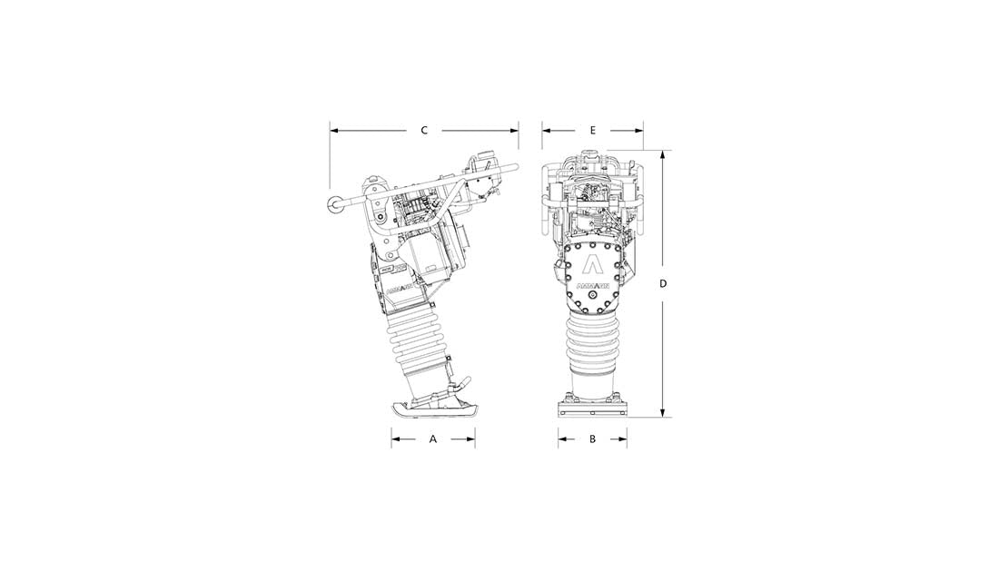 Vibrocostipatore ACR70 Ammann Diesel - EmporiodiAntonio