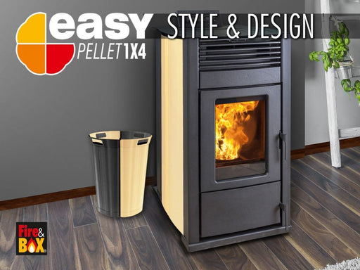 Contenitore Easy Pellet 1X4 Style E Design Fire&Box - EmporiodiAntonio