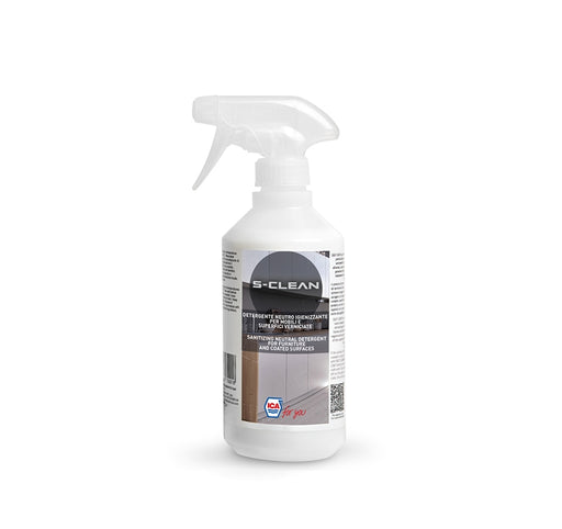 Detergente liquido neutro igienizzante per mobili e superfici verniciate Ica S-Clean Lt 0.5 - EmporiodiAntonio